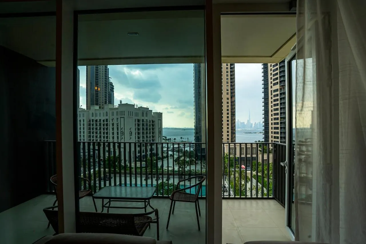 3Br Haven With Burj Views By Magnoliasvhr Aparthotel Dubai 0*,